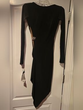 ZYM Dance Style Classy Black Dance Dress